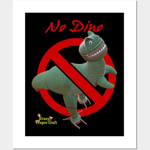 No dino Wall Art by CrazyPaperCraft